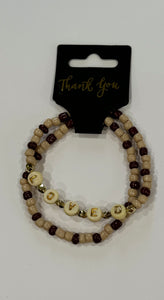 Glass Bead Bracelets