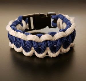 Men's "Blue and White" Anchor Bracelet