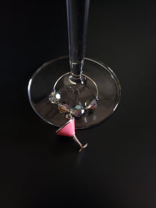 Bottoms Up Wine Glass Charms