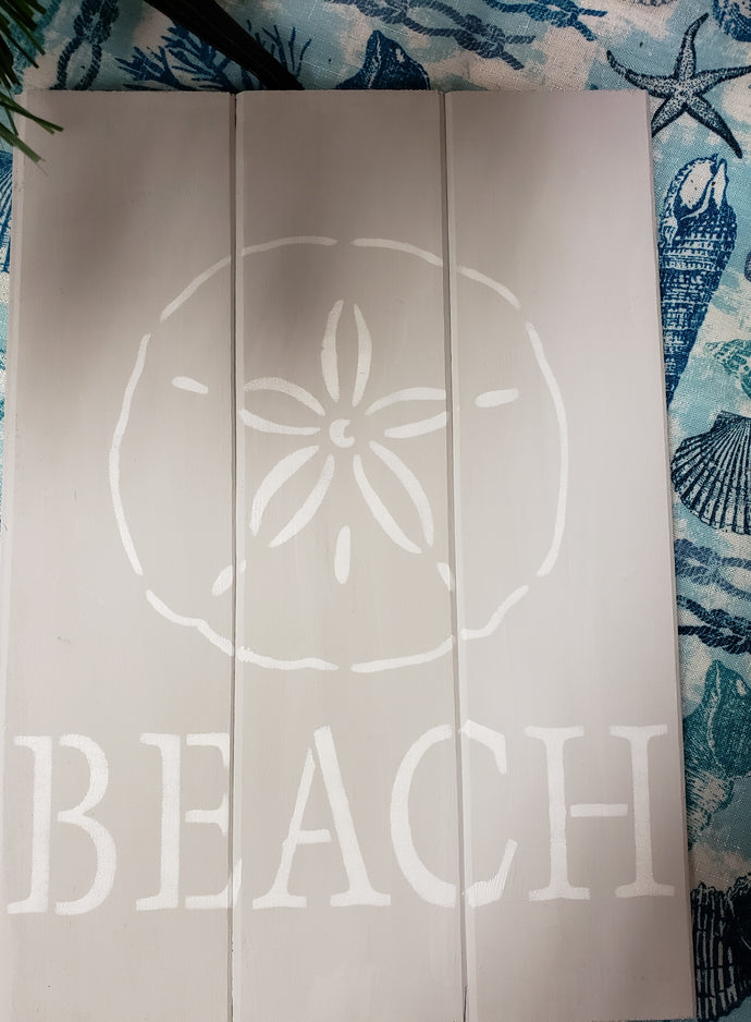 Beach sign