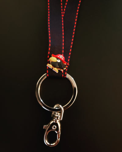 Pirate Crow Lanyard (Key Fob)