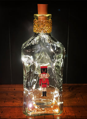 Nutcracker Lighted Bottle
