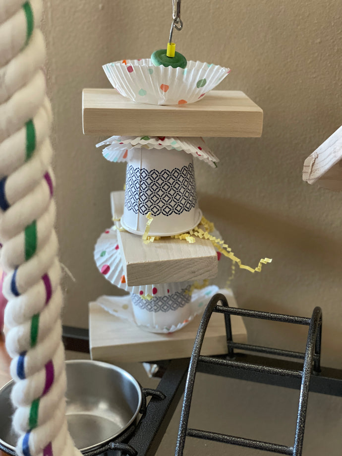 Nauti Cups and fun Bird Toy