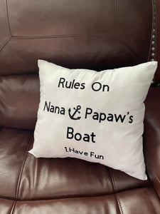 Rules On The Boat Quote
